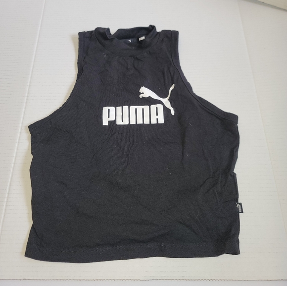 Puma Shirt Size Medium M Tank Top Sleeveless Cut Off Adult Mens - Picture 1 of 4